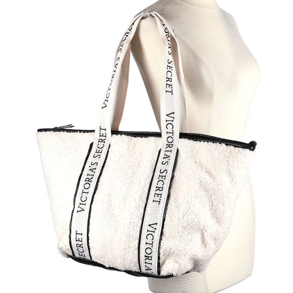 Victoria's Secret Handbags - Victoria's Secret Sherpa Tote Bag